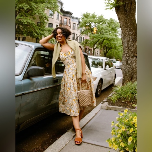 J.CREW | NWT SEDONA BASKET LEATHER CANVAS DRAWSTRING BAG IN MACADAMIA - Picture 3 of 15